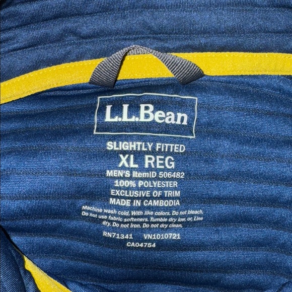 L.L. Bean Men’s Airlight Knit Pullover Slightly Fitted size XL - Picture 4 of 4